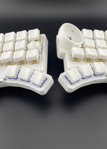Pinkeybd（White）組み立て済み版